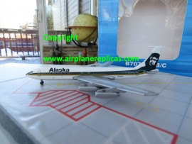 Alaska Airlines B 707-321 Dark Green with Gold cheatline livery