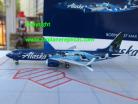 Alaska Airlines B 737 Max 9 West Coast Wonders Orca whales livery
