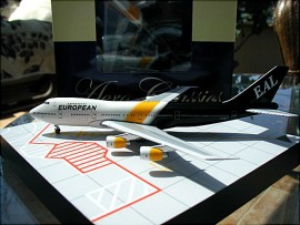 European Aviation Air Charter B 747-200 Yellow livery