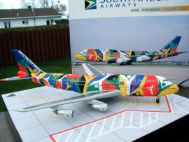 South African Airways B 747-300 Ndizani livery